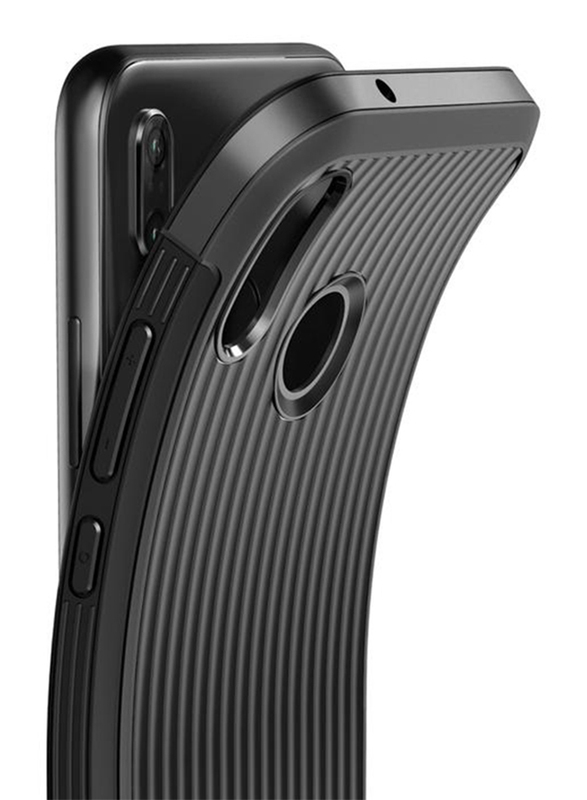 Vrs Design Huawei Nova 3E/P20 Lite Single Fit Label Mobile Phone Case Cover, Black