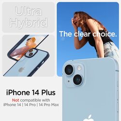 Spigen Ultra Hybrid for iPhone 14 Plus Case Cover - Navy Blue