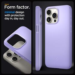 Spigen Thin Fit for iPhone 15 Pro Max case cover - Iris Purple