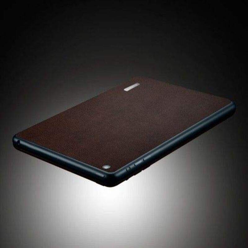

Spigen Apple iPad Mini Skin Guard Leather Tablet Phone Flip Cover, Brown