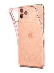 Spigen Apple iPhone 11 Pro Liquid Crystal Glitter Mobile Phone Case Cover, Rose Quartz