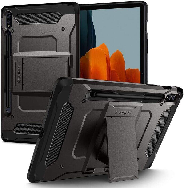 

Spigen Samsung Galaxy Tab S7 Case Cover Tough Armor PRO, Gunmetal