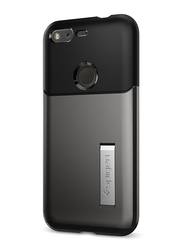 Spigen Google Pixel Slim Armor Mobile Phone Case Cover, Gunmetal