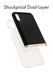 Spigen Apple iPhone XR La Manon Jupe Mobile Phone Case Cover, Milk Black