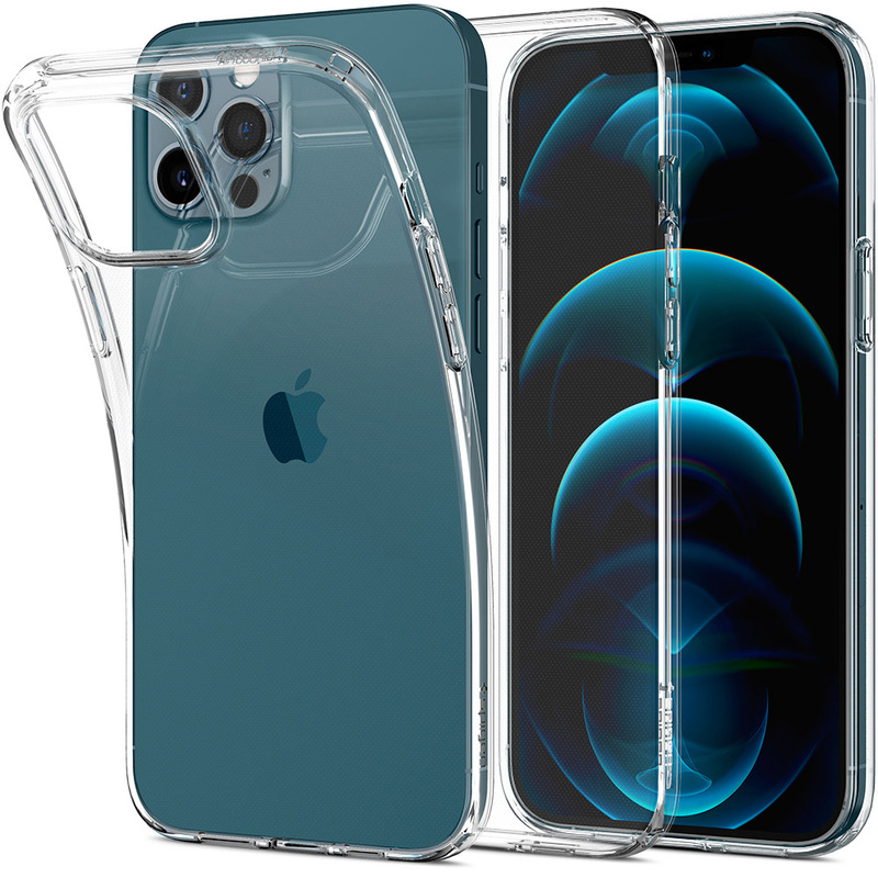 Spigen Apple iPhone 12 Pro MAX TPU Case Cover Liquid Crystal, Crystal Clear
