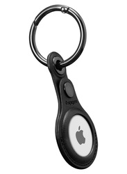 Spigen Apple AirTags Holder (2021) Case Cover Valentinus with Keychain Ring, Black