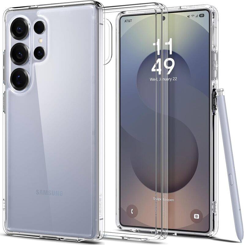 

Spigen Samsung Galaxy S25 ULTRA case cover Ultra Hybrid - Crystal Clear