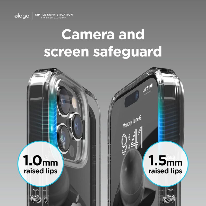 Elago Hybrid for iPhone 14 Pro Max Case Cover - Black