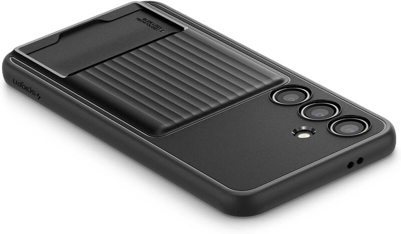 Spigen Samsung Galaxy S24 PLUS case cover Liquid Slot with Card Holder - Matte black