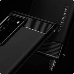 Spigen Samsung Galaxy Note 20 Ultra 5G / Note 20 ULTRA TPU Case Cover Rugged Armor, Matte Black