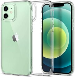 Spigen Apple iPhone 12 / iPhone 12 PRO (6.1 inch) Case Cover Ultra Hybrid, Crystal Clear
