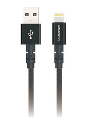 Amazing Thing 1.1-Meter Powermax Plus Lightning Cable, 3.2A USB A to Lightning Cable, MFi Certified, Fast Charge Robust 55kg Resistance 50000 Bend test 19AWG for Apple iPhone/iPad/iPod, Black