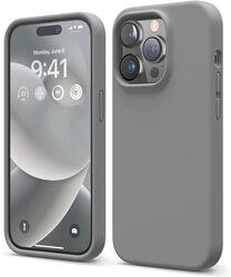 Elago Silicone for iPhone 14 Pro Case Cover - Dark Grey