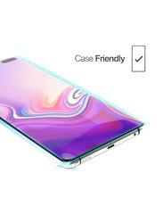 Amazing Thing Samsung Galaxy S10 Plus Supreme Glass 3D Loca Technology Curved Tempered Glass Screen Protector, with UV Light Protection, Clear