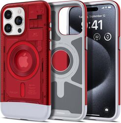 Spigen Classic C1 MagFit for iPhone 15 Pro case cover MagSafe compatible - Ruby
