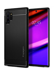 Spigen Samsung Galaxy Note 10/Note 10 Plus 5G Rugged Armor Mobile Phone Case Cover, Matte Black