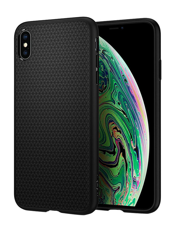 

Spigen Apple iPhone XS Max Liquid Air Mobile Phone Case Cover, Matte Black