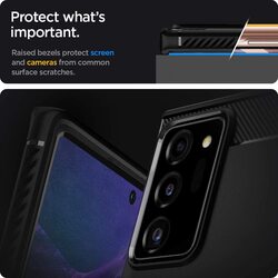 Spigen Samsung Galaxy Note 20 Ultra 5G / Note 20 ULTRA TPU Case Cover Rugged Armor, Matte Black