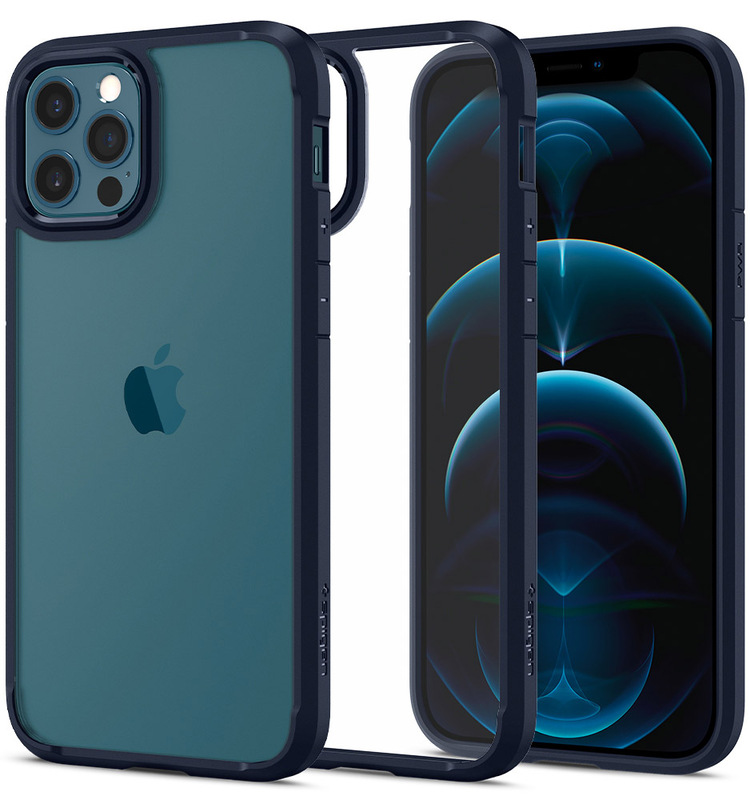 Spigen Apple iPhone 12 / iPhone 12 PRO (6.1 inch) Case Cover Ultra Hybrid, Navy Blue