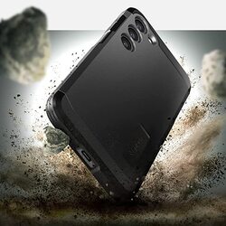 Spigen Tough Armor for Samsung Galaxy S23 Case Cover with Extreme Impact Foam - Black