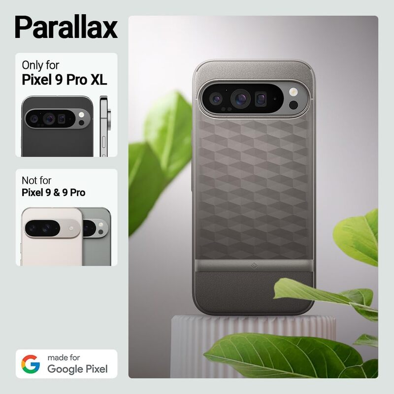 Caseology Google Pixel 9 Pro XL Parallax case cover - Ash Gray