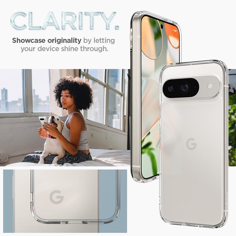 Spigen Google Pixel 9 / Pixel 9 PRO Ultra Hybrid - Crystal Clear