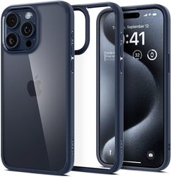 Spigen iPhone 15 Pro case cover Ultra Hybrid - Navy Blue