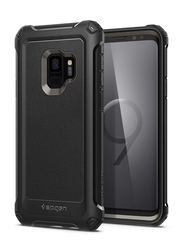 Spigen Samsung Galaxy S9 Pro Guard Mobile Phone Case Cover, with Full 360 Degree Protection Glas.tR Curved 9H Tempered Glass Screen Protector, Gunmetal/Black