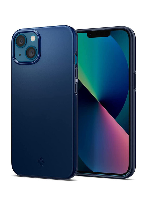 

Spigen Apple iPhone 13 PC Case Cover Thin Fit, Navy Blue
