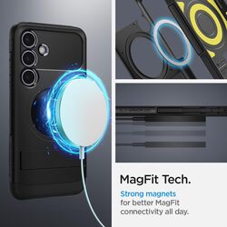 Spigen Samsung Galaxy S24 PLUS case cover Slim Armor MagFit with Kickstand MagSafe compatible - Black