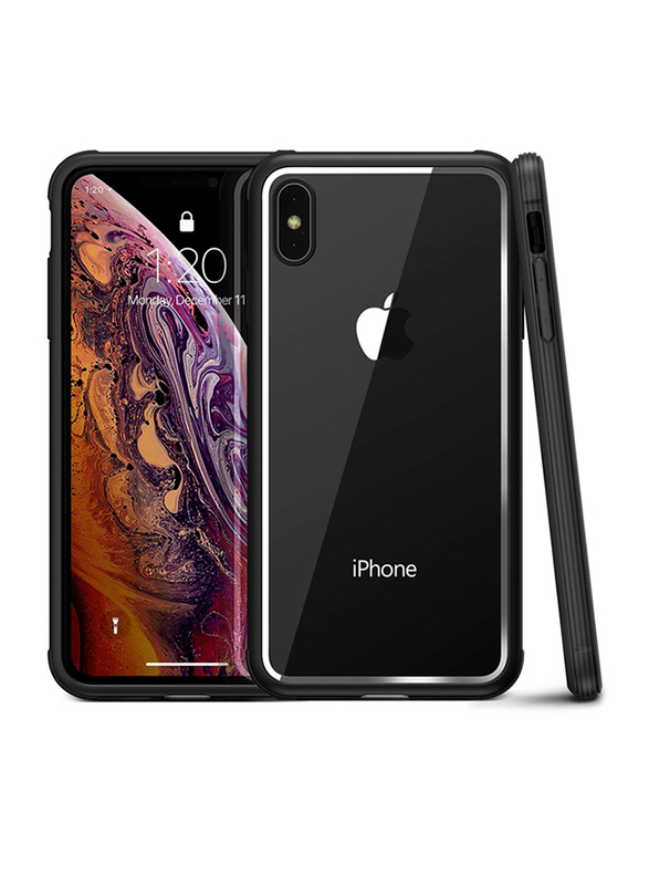 Vrs Design Apple iPhone XS/X Crystal Chrome Mobile Phone Case Cover, Black