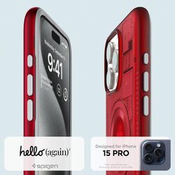Spigen iPhone 15 Pro case cover Classic C1 MagFit MagSafe compatible - Ruby