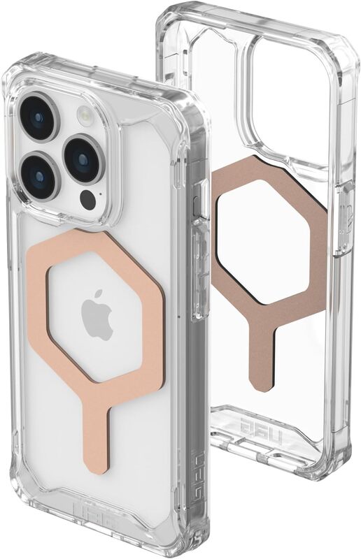 Urban Armor Gear UAG Plyo Magsafe for iPhone 15 Pro case cover (16 Feet Drop Tested) - Ice Rose Gold