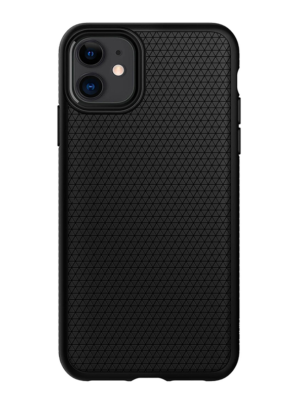 Spigen Apple iPhone 11 Liquid Air Mobile Phone Case Cover, Matte Black