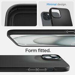 Spigen iPhone 15 case cover Thin Fit - Black