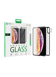 Amazing Thing Apple iPhone XS Max Supreme Glass Special Edition Front and Back Tempered Glass Screen Protector, with Lens Protection, Black