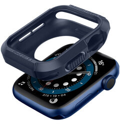 Spigen Apple Watch 40mm Series 6 /SE/5/4 TPU case cover Rugged Armor, Navy Blue