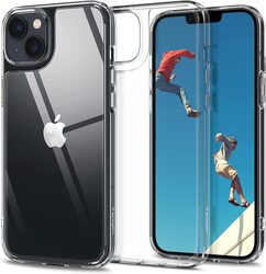 Spigen Quartz Hybrid for iPhone 14 Plus Case Cover - Crystal Clear