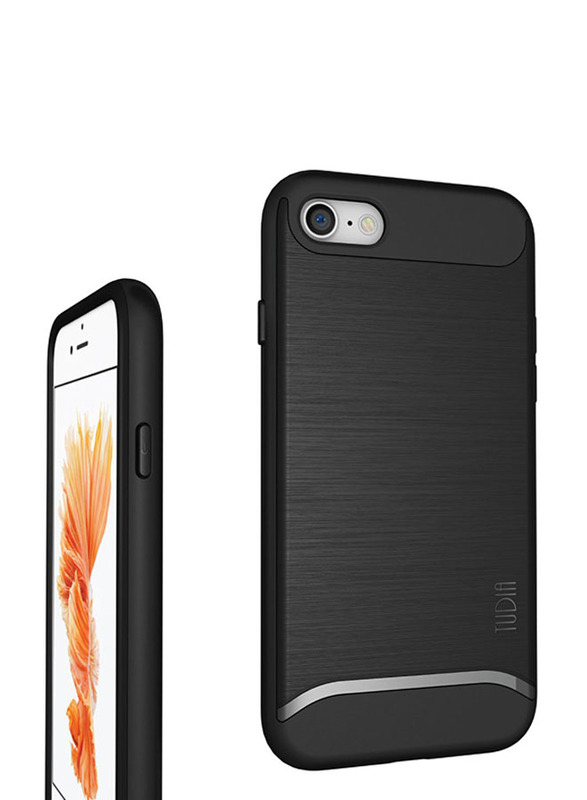 Tudia Apple iPhone 7 Etalic Dual Layer Mobile Phone Case Cover, Black