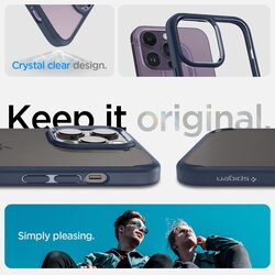 Spigen Ultra Hybrid for iPhone 14 Pro Case Cover - Navy Blue