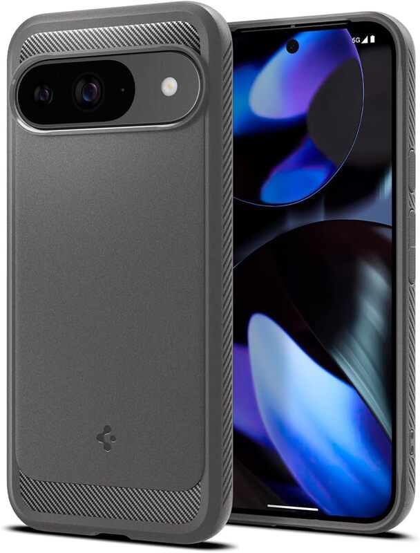 Spigen Google Pixel 9 / Pixel 9 PRO Rugged Armor case cover - Marble Gray