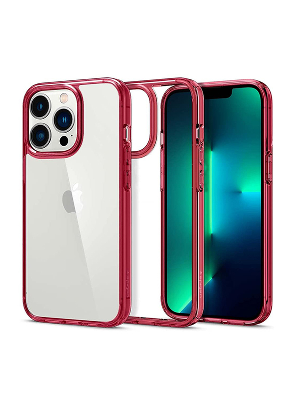 

Spigen Apple iPhone 13 Pro Combination Case Cover Ultra Hybrid, Red Crystal