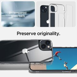 Spigen Quartz Hybrid for iPhone 14 Plus Case Cover - Crystal Clear