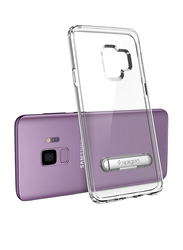 Spigen Samsung Galaxy S9 Ultra Hybrid S Mobile Phone Case Cover, with Kickstand, Crystal Clear