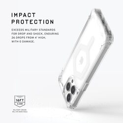 Urban Armor Gear UAG Plyo Magsafe for iPhone 15 Pro Max case cover (16 Feet Drop Tested) - Ice White
