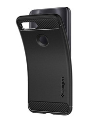 Spigen Xiaomi Mi 8 Lite Rugged Armor Mobile Phone Case Cover, Black