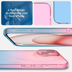 Spigen Liquid Crystal for iPhone 15 case cover - Gradation Pink