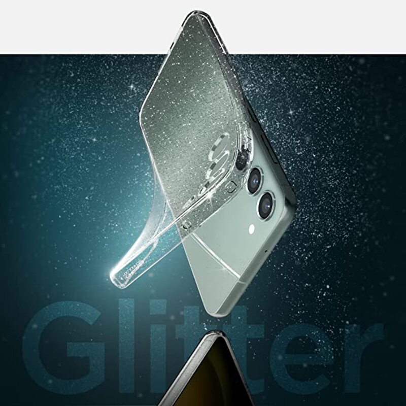 Spigen Liquid Crystal Glitter for Samsung Galaxy S23 Case Cover - Crystal Quartz