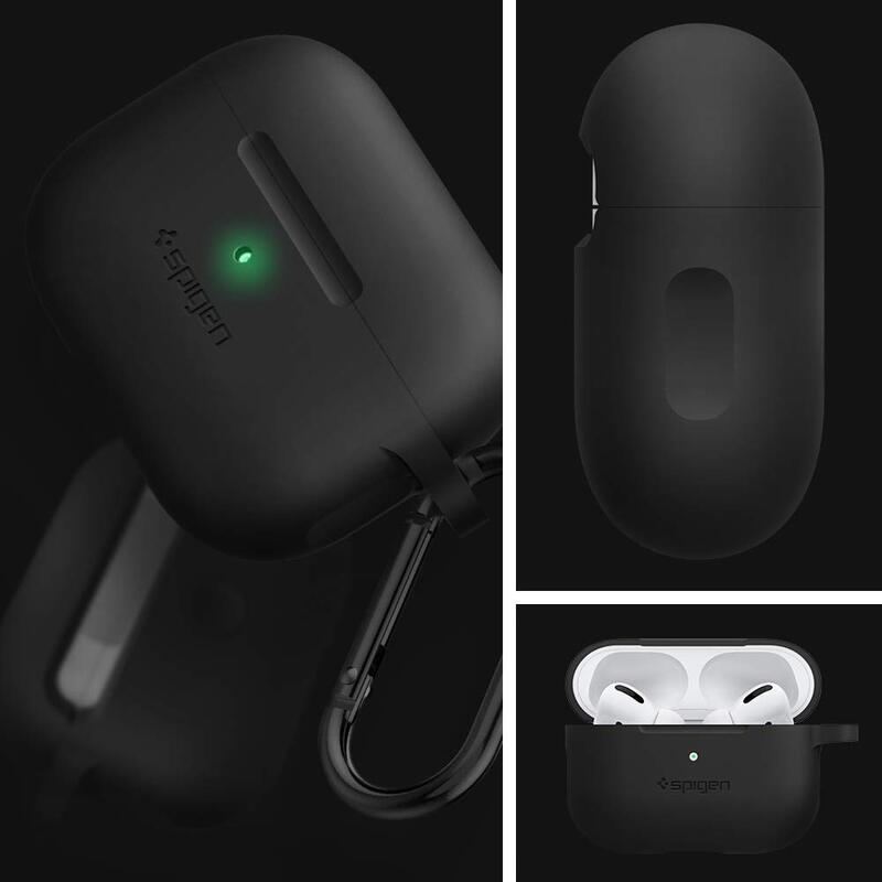 Spigen Apple Airpods Pro Silicone Case Cover Silicone Fit, Black