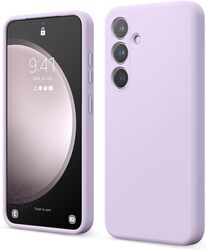 elago Samsung Galaxy S24 case cover Liquid Silicone Full Body Screen Camera Protective, Shockproof, Slim, Anti-Scratch Soft Microfiber Lining - Lavender